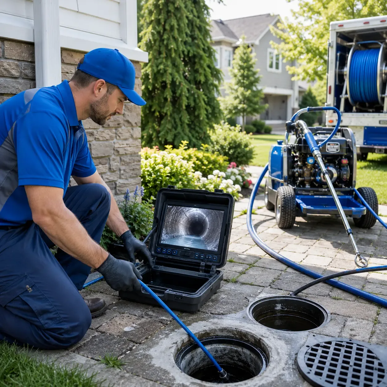 Outdoor drain cleaning professionals serving Ford Cliff, PA